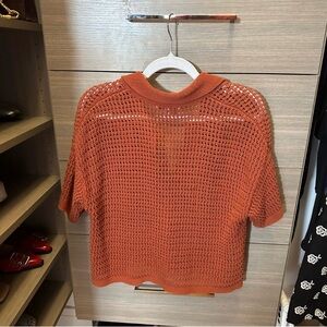 Madewell Rust Knit Top